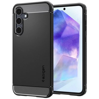 Spigen Rugged Armor Samsung Galaxy A55 matte černé – Zbozi.Blesk.cz