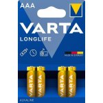 Varta LongLife AAA 4ks 4103 101 414 – Zbozi.Blesk.cz