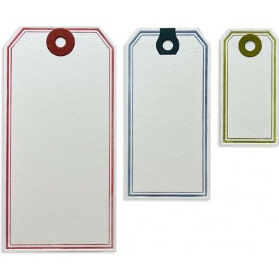 Sizzix Thinlits vyřezávací šablony Visačky 6 ks – Hledejceny.cz