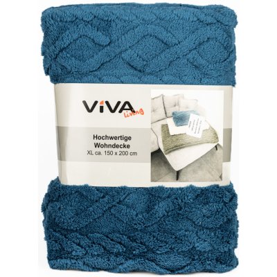 Avax deka mikroplyše žakár petrolejová 150x200 – Sleviste.cz