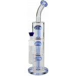 Black Leaf® válcový bong 3x Tree perkolátor 39 cm Modrá – Hledejceny.cz