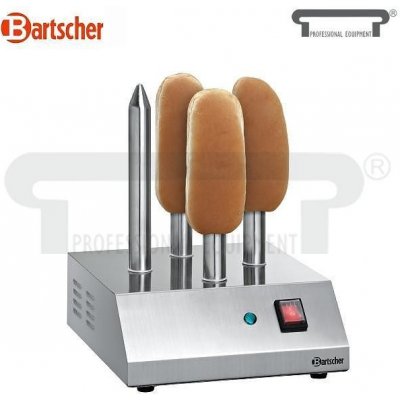 Bartscher Ohřívač rohlíků Hot Dog 240 x 280 x 310 mm - 0,19 kW / 230 V - 2,75 kg