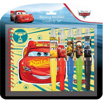 Jiri Models 4792-5I kreativní sada omalovánek s foukacími fixy Cars/Auta 7 ks – Hledejceny.cz