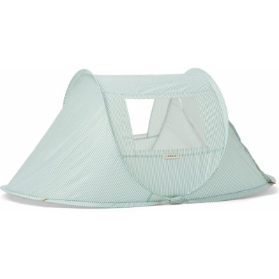 Liewood Dětský stan na hraní Bjork Printed Stripe Ice blue Creme de la creme – Sleviste.cz