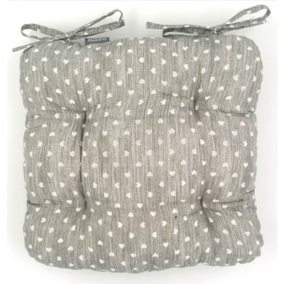 Bytema Srdíčko sv.šedá 40 x 40 cm – Zbozi.Blesk.cz