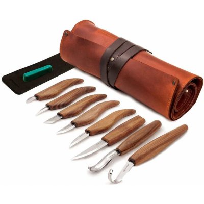 BeaverCraft řezbářská sada Deluxe Wood Carving Set With Walnut Handle – Zboží Mobilmania