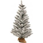 Laalu.cz Vánoční stromek zasněžený DELUXE Viola v květináči 90 cm – Zboží Dáma