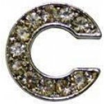 HKM Písmenko C na čelenky stříbrné – Zboží Dáma