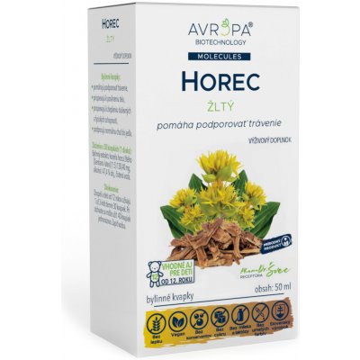 Avropa HOREC žlutý bylinné kapky 50 ml – Hledejceny.cz