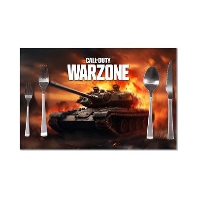 Sablio Prostírání Call of Duty Warzone tank 40x30cm – Zboží Mobilmania