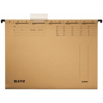 LEITZ Desky závěsné papírové Alpha A4 25 ks – Zboží Živě