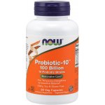 Now Probiotic-10 probiotika 100 miliard CFU 10 kmenů 60 rostlinných kapslí – Hledejceny.cz