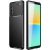 Pouzdro a kryt na mobilní telefon Sony Pouzdro Carbon Fiber Sony Xperia 10 IV černé