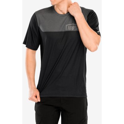 100% Airmatic Short Sleeve Black/Charcoal – Sleviste.cz