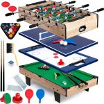Neo-Sport Multifunkční hrací stůl 4v1 80x43x30cm NS-800 dřevěný – Hledejceny.cz