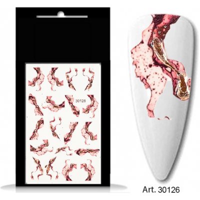 BIO nails vodolepka 30126 mramor s růžovým zlatem – Hledejceny.cz