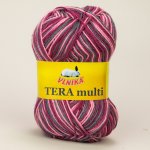 Pletací příze Vlnika TERA MULTI 829 vínovo-růžová, melírovaná, 100g/300m – Zboží Mobilmania