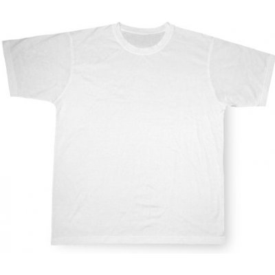 Pánské bílé tričko Cotton Touch s potiskem