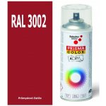 Schuller Eh'klar Prisma Color 91006 RAL 3002 Sprej červený lesklý 400 ml, odstín barva karmínově červená – Sleviste.cz