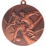 Designová kovová medaile Fotbal Bronz 5 cm – Zboží Mobilmania