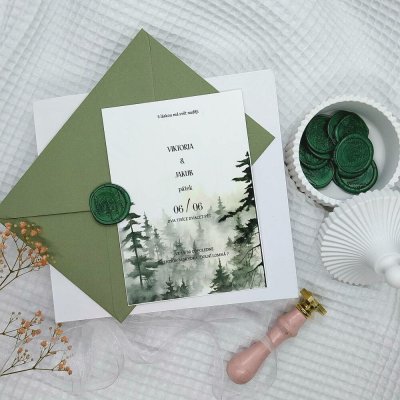 Svatební oznámení Les 1 – Zboží Dáma