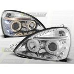 RENAULT CLIO II 2001-05 PŘEDNÍ ČÍRÁ SVĚTLA ANGEL EYES CHROME – Hledejceny.cz