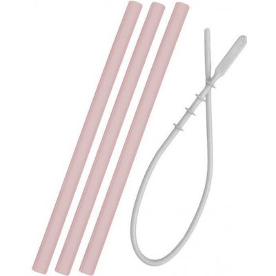 Minikoioi Brčko silikonové Pinky Pink 3 ks s kartáčkem – Zboží Dáma