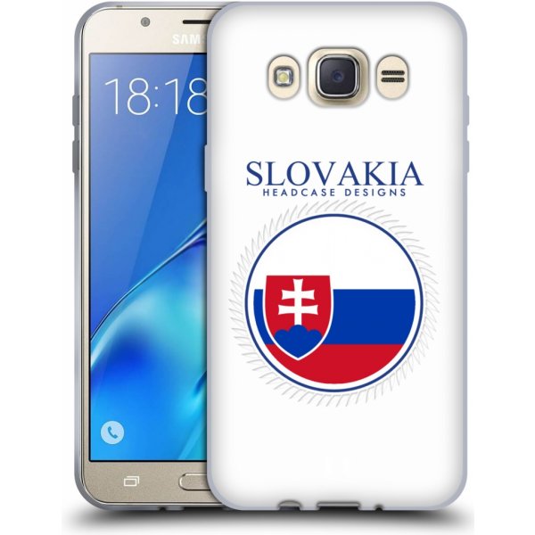 Pouzdro a kryt na mobilní telefon Pouzdro HEAD CASE Samsung Galaxy J7 2016 (J710, J710F) vzor Vlajky státy 2 SLOVENSKO