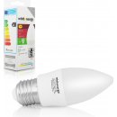 Žárovka Whitenergy LED žárovka SMD2835 C37 E27 3W studená bílá