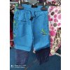 Kojenecké kalhoty a kraťasy KUGO Chlapecké šusťákové kalhoty zateplené K6970 petrolejové