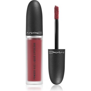 MAC Cosmetics Powder Kiss Liquid Lipcolour matná tekutá rtěnka Fashion Emergency 5 ml