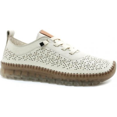 Klop 125 AZR71 kreme taba béžové, dámské polobotky – Zboží Mobilmania