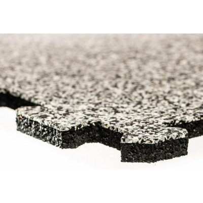 FLOMA Sandwich roh 100 x 100 x 2,8 cm Černo-bílá – Zboží Dáma