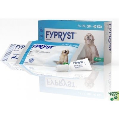 Fypryst Spot-on Dog L 20-40 kg 3 x 2,68 ml – Hledejceny.cz