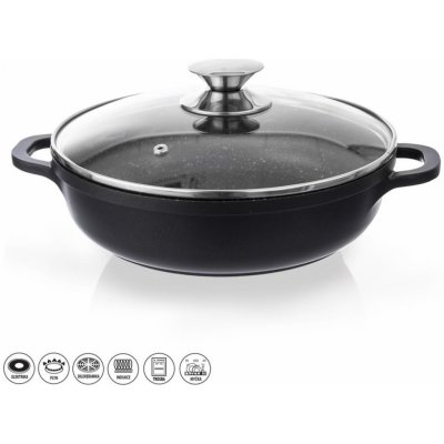 Florina Lava Stone Grande Casserole Induction 28cm, 7 L, Aluminium