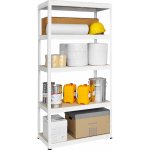 Kovona Regál Futur 180 x 75 x 35 5 polic lak Bílý – Zboží Mobilmania