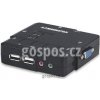 KVM přepínače Manhattan 151252 2-Port Compact KVM Switch, USB, Audio