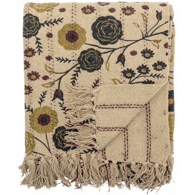 Bloomingville Přehoz z recyklované bavlny Eydis 130 × 160 cm, multi barva, textil – Zboží Dáma