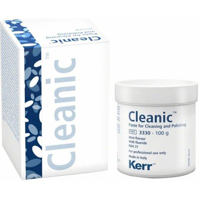 KERR Cleanic pasta s fluoridy v kelímku máta 100 g – Hledejceny.cz