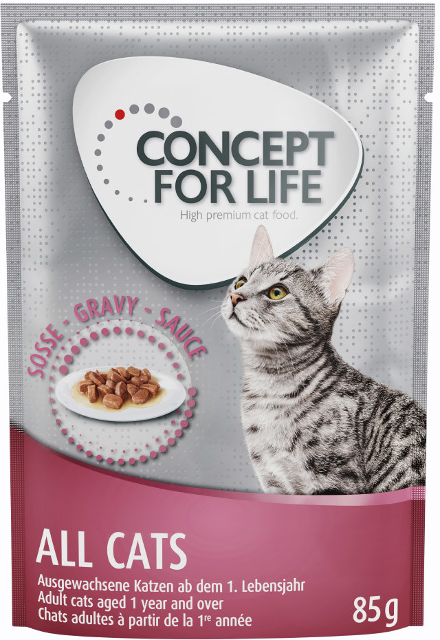 Concept for Life Indoor Cats All Cats v omáčce 12 x 85 g