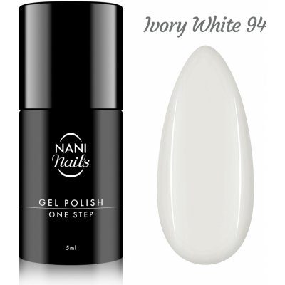 NANI gel lak One Step Ivory White 5 ml – Sleviste.cz