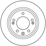 Brzdový kotouč TRW DF6123 | Zboží Auto