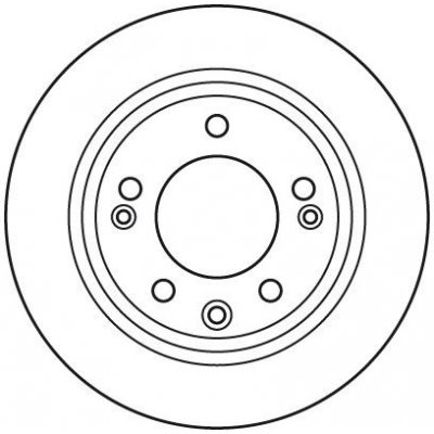 Brzdový kotouč TRW DF6123 | Zboží Auto