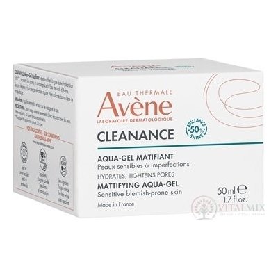 Avene Cleanance Matující AQUA-GEL citlivá pleť se sklonem k nedokonalostem 50 ml – Zboží Dáma