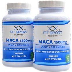 FitSport Nutrition 2x 1500 + Zinc + Selenium 120 vege kapslí