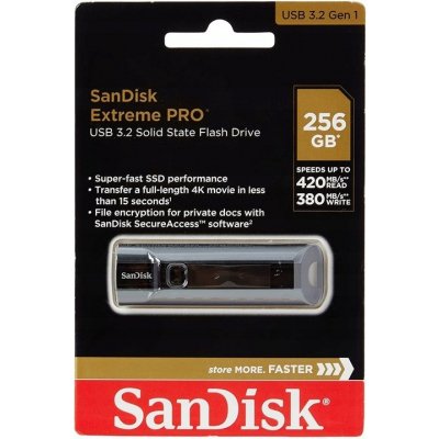 SanDisk Cruzer Extreme PRO 256GB SDCZ880-256G-G46 – Zboží Mobilmania