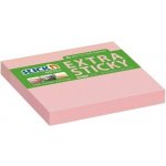 Hopax Stick'n Extra Sticky pastelově růžový 76 x 76 mm 90 listů – Zboží Živě