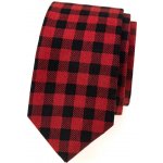 Avantgard Kravata Slim Lux 571-51066 červená/černá – Zboží Mobilmania