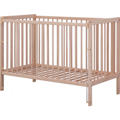 Scarlett postýlka Fira Eco -přírodní (buk), stahovací bočnice 120 x 60 cm – Hledejceny.cz