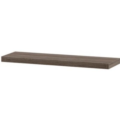 Autronic Polička Polička nástěnná 90 cm, MDF, 3D dekor dub sonoma dark, baleno v ochranné fólii (P-013 SON2) – Zboží Mobilmania